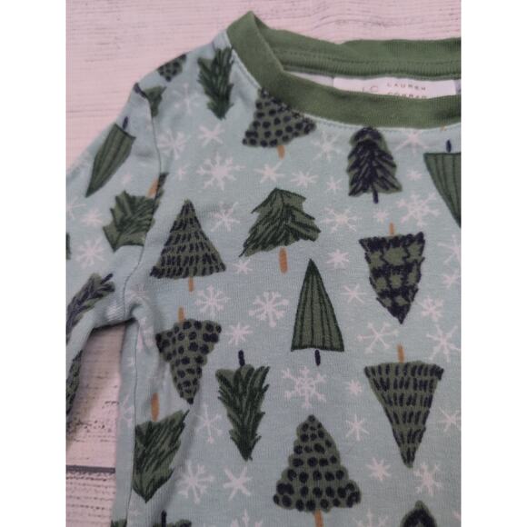 2T Lauren Conrad Holiday Tree Pajamas - Picture 3 of 7
